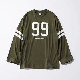 【バウムウンドヘルガーデン/BAUM UND PFERDGARTEN】のナンバリングロゴTシャツ 人気、トレンドファッション・服の通販 founy(ファニー) ファッション Fashion レディースファッション Fashion for Women トップス・カットソー Cut & Sew Tops シャツ・ブラウス・オフィスカジュアル Elegant Blouses & Button-Ups ロングTシャツ・Tシャツ Longline T-Shirts & Tees おすすめ Recommended / Our Picks ショルダー Shoulder, Shoulder Strap シンプル Simple, Minimal スラックス Slacks, Dress Pants スリーブ Sleeve, Long Sleeve / Short Sleeve デニム Denim, Jeans Material ドロップ Drop Shoulder, Dropped Style プリント Print, Printed Pattern ミックス Mix, Mixed Style ルーズ Loose, Oversized ロング Long, Long-Length A/W・秋冬 Autumn/Winter |ID:prp329100004960948