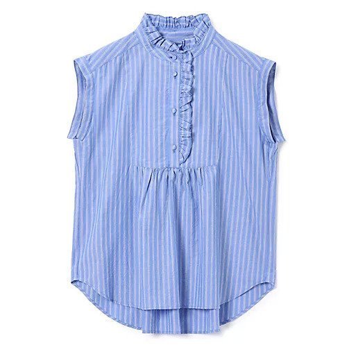 【ペールジュート/Pale Jute】のstripe band sleeve blouse インテリア・キッズ・メンズ・レディースファッション・服の通販 founy(ファウニー) https://founy.com/ ファッション Fashion レディースファッション Fashion for Women トップス・カットソー Cut & Sew Tops インナー Innerwear ギャザー Gathered, Ruffled ジャケット Jacket, Outerwear ストライプ Stripe, Striped Pattern スリーブ Sleeve, Long Sleeve / Short Sleeve ボトム Bottoms, Lower Wear 洗える Machine Washable |ID: prp329100004960958 ipo3291000000037221086