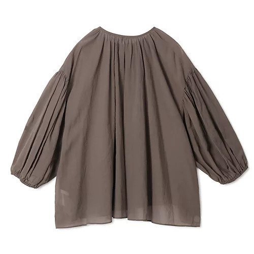 【プレインピープル/PLAIN PEOPLE】のボイルギャザーブラウス 人気、トレンドファッション・服の通販 founy(ファニー) 　ファッション　Fashion　レディースファッション　Fashion for Women　トップス・カットソー　Cut & Sew Tops　シャツ・ブラウス・オフィスカジュアル　Elegant Blouses & Button-Ups　ギャザー　Gathered, Ruffled　洗える　Machine Washable　other-2|ID: prp329100004960978 ipo3291000000037221176