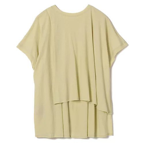 【プレインピープル/PLAIN PEOPLE】の超強撚天竺イレギュラーデザインTシャツ 人気、トレンドファッション・服の通販 founy(ファニー) 　ファッション　Fashion　レディースファッション　Fashion for Women　トップス・カットソー　Cut & Sew Tops　シャツ・ブラウス・オフィスカジュアル　Elegant Blouses & Button-Ups　ロングTシャツ・Tシャツ　Longline T-Shirts & Tees　イレギュラー　Irregular Design　シアー　Sheer, See-Through　ボトム　Bottoms, Lower Wear　吸水　Absorbent, Quick-Dry　夏　Summer　洗える　Machine Washable　other-2|ID: prp329100004960985 ipo3291000000037221212