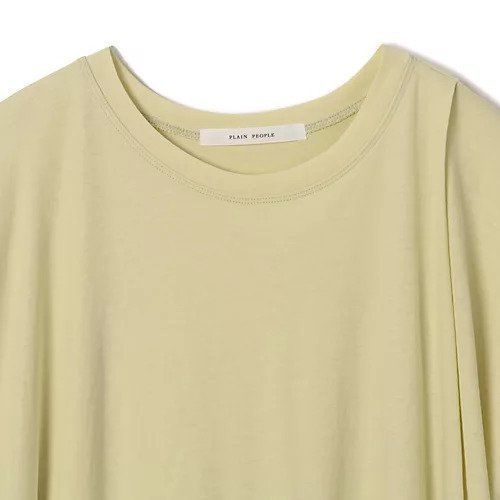 【プレインピープル/PLAIN PEOPLE】の超強撚天竺イレギュラーデザインTシャツ 人気、トレンドファッション・服の通販 founy(ファニー) 　ファッション　Fashion　レディースファッション　Fashion for Women　トップス・カットソー　Cut & Sew Tops　シャツ・ブラウス・オフィスカジュアル　Elegant Blouses & Button-Ups　ロングTシャツ・Tシャツ　Longline T-Shirts & Tees　イレギュラー　Irregular Design　シアー　Sheer, See-Through　ボトム　Bottoms, Lower Wear　吸水　Absorbent, Quick-Dry　夏　Summer　洗える　Machine Washable　other-3|ID: prp329100004960985 ipo3291000000037221213