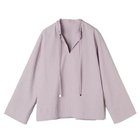 【イーバイエクラ/E by eclat】のバンドカラーキーネックシャツ 人気、トレンドファッション・服の通販 founy(ファニー) ファッション Fashion レディースファッション Fashion for Women トップス・カットソー Cut & Sew Tops シャツ・ブラウス・オフィスカジュアル Elegant Blouses & Button-Ups なめらか Smooth, Silky Texture タイプライター Typewriter Fabric, Crisp Cotton フォルム Silhouette, Form 洗える Machine Washable thumbnail ライラック|ID: prp329100004960989 ipo3291000000037221234