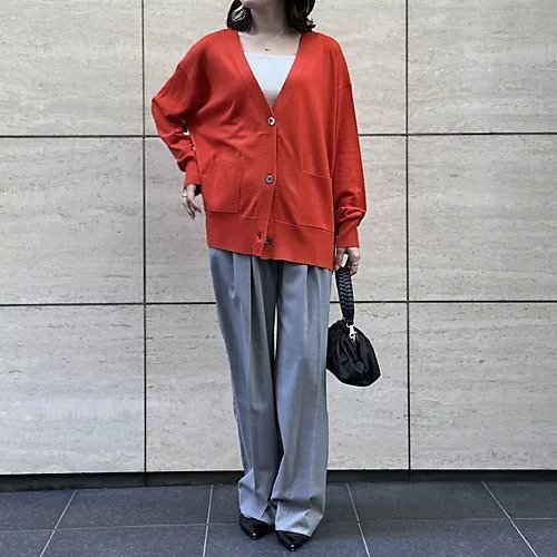 【ドロウェル/drawell】のバックフレアカーディガン 人気、トレンドファッション・服の通販 founy(ファニー) 　ファッション　Fashion　レディースファッション　Fashion for Women　トップス・カットソー　Cut & Sew Tops　カーディガン・羽織り　Layered Style Cardigans　バッグ　Bags　なめらか　Smooth, Silky Texture　エレガント 上品　Elegant　フレア　Flare, Flared　ポケット　Pocket, Pocket Detail　ヨーク　Yoke, Yoke Design　洗える　Machine Washable　other-3|ID: prp329100004961066 ipo3291000000037221641