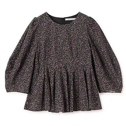 【マリハ/MARIHA】の花の蕾のブラウス / Poppy Fields インテリア・キッズ・メンズ・レディースファッション・服の通販 founy(ファウニー) https://founy.com/ ファッション Fashion レディースファッション Fashion for Women トップス・カットソー Cut & Sew Tops シャツ・ブラウス・オフィスカジュアル Elegant Blouses & Button-Ups ペプラム Peplum, Flared Hem 今季 This Season, Current Season 洗える Machine Washable |ID: prp329100004961079 ipo3291000000037221713