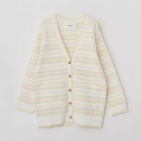 【アダワス/ADAWAS】の【HPS別注】TEXTURED STRIPE CARDIGAN 大人の最旬トレンドファッション＆コーディネート founy(ファウニー) ファッション Fashion レディースファッション Fashion for Women トップス・カットソー Cut & Sew Tops カーディガン・羽織り Layered Style Cardigans カーディガン Cardigan, Knitwear ジャケット Jacket, Outerwear ツイード Twill, Twill Weave フラット Flat, Flat Shoes 人気 Popular, Best Seller 別注 Limited Edition, Custom Order 春 Spring |ID:prp329100004961119