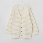 【アダワス/ADAWAS】の【HPS別注】TEXTURED STRIPE CARDIGAN WHITE×ECRU|ID: prp329100004961119 ipo3291000000037221907
