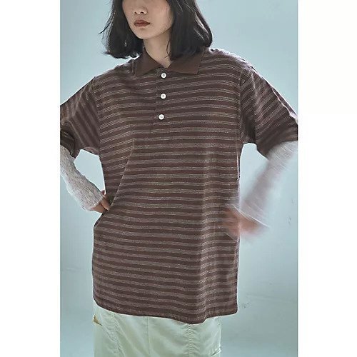 【マージュール/marjour】のSTRIPED CUTSEW POLO インテリア・キッズ・メンズ・レディースファッション・服の通販 founy(ファウニー) https://founy.com/ ファッション Fashion レディースファッション Fashion for Women トップス・カットソー Cut & Sew Tops 春 Spring カットソー Cut and Sewn Top シアー Sheer, See-Through シンプル Simple, Minimal ストレッチ Stretch, Stretchy Fabric ダウン Down, Puffer 長袖 Long Sleeve, Full Sleeve ボーダー Border, Stripe ポケット Pocket, Pocket Detail 無地 Plain, Solid Color S/S・春夏 SS, Spring/Summer, Warm Season おすすめ Recommended / Our Picks 夏 Summer |ID: prp329100004961123 ipo3291000000037221934