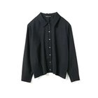 【ミズイロ インド/mizuiro ind】のプリーツヘムシャツ ネイビー|ID: prp329100004961136 ipo3291000000037222001