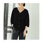 【スタイルデリ/STYLE DELI】の【BLK001】ストラクチャーリブカーディガン ブラック|ID: prp329100004961153 ipo3291000000037222080