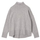 【エクラ/eclat】の【別注】襟裏カシミヤ配色ニット グレー|ID: prp329100004961170 ipo3291000000037222160