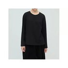 【ミズイロ インド/mizuiro ind】のジャカードクルーネックプルオーバー ブラック|ID: prp329100004961172 ipo3291000000037222167