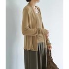 【スタイルデリ/STYLE DELI】の薄手なヌケ感とろみニットカーデセット ベージュ|ID: prp329100004961183 ipo3291000000037222215
