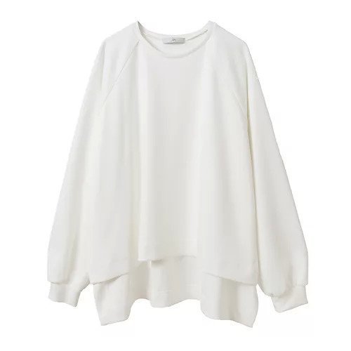 【ジュリエ/Julier】のプランプストレッチ ラージトップス 人気、トレンドファッション・服の通販 founy(ファニー) 　ファッション　Fashion　レディースファッション　Fashion for Women　トップス・カットソー　Cut & Sew Tops　コレクション　Collection, Seasonal Line　吸水　Absorbent, Quick-Dry　抗菌　Antibacterial, Bacteria-Resistant　スタイリッシュ　Stylish, Fashionable　ストレッチ　Stretch, Stretchy Fabric　スリット　Slit, Slit Detail　スリーブ　Sleeve, Long Sleeve / Short Sleeve　セットアップ　Set-Up, Coordinated Outfit　長袖　Long Sleeve, Full Sleeve　ピーチ　Peach, Soft Touch　無地　Plain, Solid Color　ヨガ　Yoga, Yoga Wear　リラックス　Relax, Relaxed Fit　ワーク　Workwear, Utility Style　other-2|ID: prp329100004961201 ipo3291000000037222306