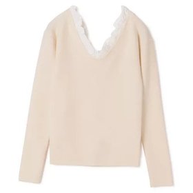 【クラネ/CLANE】 2WAY FRILL V NECK KNIT TOPS人気、トレンドファッション・服の通販 founy(ファニー) ファッション Fashion レディースファッション Fashion for Women トップス・カットソー Cut & Sew Tops ニット Knit Tops & Sweaters バランス Balance, Style Balance フリル Frill, Ruffle |ID:prp329100004961202