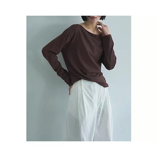 【マージュール/marjour】のBOATNECK ASYMMETRY TEE 人気、トレンドファッション・服の通販 founy(ファニー) 　ファッション　Fashion　レディースファッション　Fashion for Women　カットソー　Cut and Sewn Top　ストレッチ　Stretch, Stretchy Fabric　スリーブ　Sleeve, Long Sleeve / Short Sleeve　ポケット　Pocket, Pocket Detail　リラックス　Relax, Relaxed Fit　ルーズ　Loose, Oversized　ロング　Long, Long-Length　エレガント 上品　Elegant　other-3|ID: prp329100004961205 ipo3291000000037222328