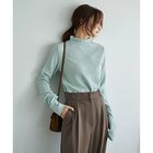【スタイルデリ/STYLE DELI】のバブルシャーリングボトルネックトップス ミント|ID: prp329100004961213 ipo3291000000037222359