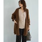 【スタイルデリ/STYLE DELI】のGOLDボタンリブニットソーベスト ピンクベージュ|ID: prp329100004961215 ipo3291000000037222368