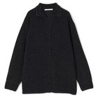 【プレインピープル/PLAIN PEOPLE】のBONDパイルニットシャツカーディガン チャコールグレー|ID: prp329100004961235 ipo3291000000037248597