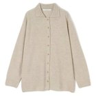 【プレインピープル/PLAIN PEOPLE】のBONDパイルニットシャツカーディガン オートミール|ID: prp329100004961235 ipo3291000000037248598