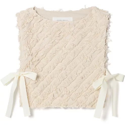 【プレインピープル/PLAIN PEOPLE】のフリンジカットJQショートベスト 人気、トレンドファッション・服の通販 founy(ファニー) 　ファッション　Fashion　レディースファッション　Fashion for Women　アウター　Coat / Outerwear Collection　トップス・カットソー　Cut & Sew Tops　ベスト&ジレ / 重ね着スタイル　Vests & Gilets　ショート　Short, Short Length　フリンジ　Fringe, Tassel　ベスト　Vest, Waistcoat　ホリデーシーズン　Holiday Season　 other-1|ID: prp329100004961237 ipo3291000000037222464
