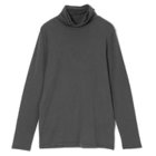 【プレインピープル/PLAIN PEOPLE】のスーピマカシミヤダブルガーゼロングTシャツ グレー|ID: prp329100004961240 ipo3291000000037248615