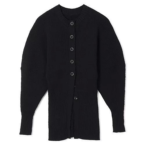 【アキラナカ/AKIRANAKA】のGreer crew neck knit cardigan インテリア・キッズ・メンズ・レディースファッション・服の通販 founy(ファニー) 　ファッション　Fashion　レディースファッション　Fashion for Women　トップス・カットソー　Cut & Sew Tops　ニット　Knit Tops & Sweaters　カーディガン・羽織り　Layered Style Cardigans　カーディガン　Cardigan, Knitwear　ロング　Long, Long-Length　BLACK|ID: prp329100004961252 ipo3291000000037222531