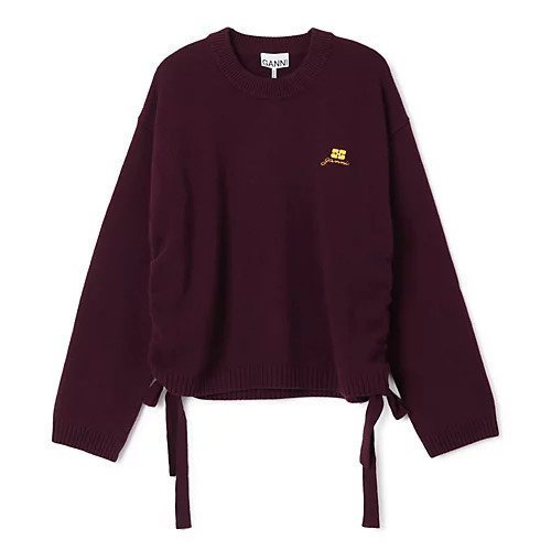 【ガニー/GANNI】のFuture Wool Mix Oversized O-neck インテリア・キッズ・メンズ・レディースファッション・服の通販 founy(ファウニー) https://founy.com/ ファッション Fashion レディースファッション Fashion for Women 2025年 2025 2025-2026秋冬・A/W Autumn/Winter 2025–26 AW25–26 シンプル Simple, Minimal ドローコード Drawcord, Drawstring Cord 洗える Machine Washable |ID: prp329100004961260 ipo3291000000037248328