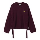 【ガニー/GANNI】のFuture Wool Mix Oversized O-neck Burgundy|ID: prp329100004961260 ipo3291000000037248329