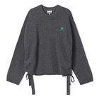 【ガニー/GANNI】のFuture Wool Mix Oversized O-neck Charcoal Grey|ID: prp329100004961260 ipo3291000000037248330
