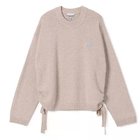 【ガニー/GANNI】のFuture Wool Mix Oversized O-neck Sand|ID: prp329100004961260 ipo3291000000037248331