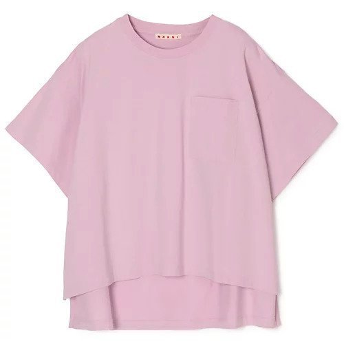 【マルニ/MARNI】のT-SHIRT インテリア・キッズ・メンズ・レディースファッション・服の通販 founy(ファニー) 　ファッション　Fashion　レディースファッション　Fashion for Women　トップス・カットソー　Cut & Sew Tops　シャツ・ブラウス・オフィスカジュアル　Elegant Blouses & Button-Ups　ロングTシャツ・Tシャツ　Longline T-Shirts & Tees　プリント　Print, Printed Pattern　リゾート　Resort, Vacation Style　定番　Standard, Basic Item　洗える　Machine Washable　QUARTZ|ID: prp329100004961271 ipo3291000000037222614