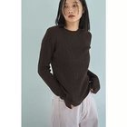 【マージュール/marjour】のRIB KNIT TOPS BROWN|ID: prp329100004961280 ipo3291000000037248426