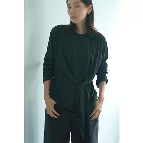 【マージュール/marjour】のASYMMETRY RIB TOPS インテリア・キッズ・メンズ・レディースファッション・服の通販 founy(ファニー) 　ファッション　Fashion　レディースファッション　Fashion for Women　トップス・カットソー　Cut & Sew Tops　アシンメトリー　Asymmetrical Style　クール　Cool, Chic　ジャケット　Jacket, Outerwear　ストレッチ　Stretch, Stretchy Fabric　とろみ　Fluid, Flowy Fabric　ボトム　Bottoms, Lower Wear　ポケット　Pocket, Pocket Detail　おすすめ　Recommended / Our Picks　旅行　Travel　BLACK|ID: prp329100004961281 ipo3291000000037222691