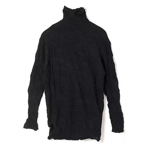 【パドカレ/pas de calais】の25AWウールガーゼシワ加工タートル インテリア・キッズ・メンズ・レディースファッション・服の通販 founy(ファニー) 　ファッション　Fashion　レディースファッション　Fashion for Women　2025年　2025　2025-2026秋冬・A/W　Autumn/Winter 2025–26 AW25–26　カーディガン　Cardigan, Knitwear　ジャケット　Jacket, Outerwear　タートル　Turtleneck, Turtle Collar　タートルネック　Turtleneck, High Neck　フィット　Fit, Slim Fit　ベーシック　Basic, Essential　チャコール|ID: prp329100004961311 ipo3291000000037222834