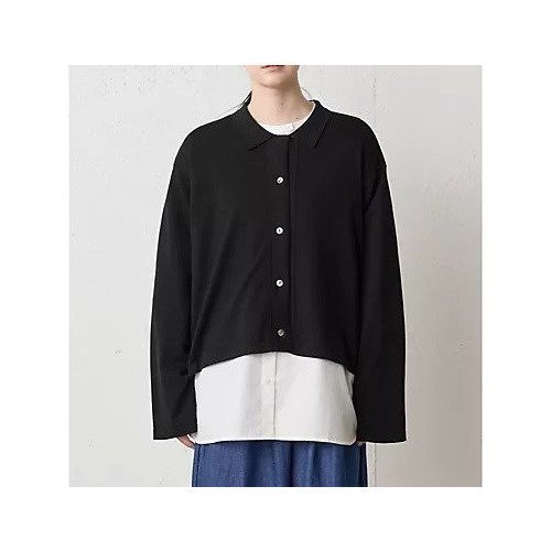 【ミディウミ/MidiUmi】のニットシャツカーディガン インテリア・キッズ・メンズ・レディースファッション・服の通販 founy(ファウニー) https://founy.com/ ファッション Fashion レディースファッション Fashion for Women トップス・カットソー Cut & Sew Tops ニット Knit Tops & Sweaters カーディガン・羽織り Layered Style Cardigans シャツ・ブラウス・オフィスカジュアル Elegant Blouses & Button-Ups シルケット Silket, Silky Cotton フロント Front, Front Design |ID: prp329100004961329 ipo3291000000037222906