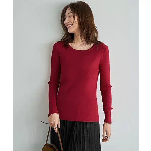 【スタイルデリ/STYLE DELI】の新補正リブ デコルテあきニットトップス インテリア・キッズ・メンズ・レディースファッション・服の通販 founy(ファウニー) https://founy.com/ ファッション Fashion レディースファッション Fashion for Women トップス・カットソー Cut & Sew Tops ニット Knit Tops & Sweaters カーディガン Cardigan, Knitwear クール Cool, Chic サロペット Overalls, Salopette シンプル Simple, Minimal ジャケット Jacket, Outerwear スクエア Square, Square Shape ストレート Straight, Straight Cut スリット Slit, Slit Detail デコルテ Décolleté, Neckline 定番 Standard, Basic Item なめらか Smooth, Silky Texture 長袖 Long Sleeve, Full Sleeve ベーシック Basic, Essential リブニット Rib Knit, Ribbed Knit |ID: prp329100004961339 ipo3291000000037222960