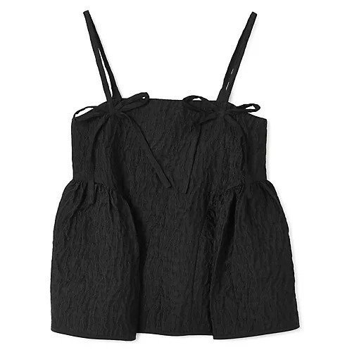 【セシリー バンセン/CECILIE BAHNSEN】のAKIRA TOP LOBELIA MATELASSE インテリア・キッズ・メンズ・レディースファッション・服の通販 founy(ファウニー) https://founy.com/ ファッション Fashion レディースファッション Fashion for Women ストレート Straight, Straight Cut バランス Balance, Style Balance ボタニカル Botanical, Floral Pattern リボン Ribbon, Bow 今季 This Season, Current Season |ID: prp329100004961350 ipo3291000000037223019