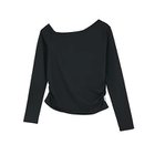 【ジュリエ/Julier】のEcocoアシンメトリーロングスリーブプルオーバー ブラック|ID: prp329100004961363 ipo3291000000037223090