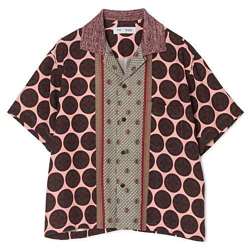 【トーガ トゥ/TOGA TOO】のInner print S/S shirt インテリア・キッズ・メンズ・レディースファッション・服の通販 founy(ファウニー) 　ファッション　Fashion　レディースファッション　Fashion for Women　トップス・カットソー　Cut & Sew Tops　シャツ・ブラウス・オフィスカジュアル　Elegant Blouses & Button-Ups　おすすめ　Recommended / Our Picks　クラシカル　Classical, Vintage-Inspired　スカーフ　Scarf, Neckwear　セットアップ　Set-Up, Coordinated Outfit　ボックス　Boxy, Box Shape　夏　Summer　S/S・春夏　SS, Spring/Summer, Warm Season　L.PINK|ID: prp329100004961364 ipo3291000000037223097