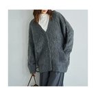 【スタイルデリ/STYLE DELI】の【LUXE】毛起こしブークレジャケット風カーディガン ダークグレー|ID: prp329100004961372 ipo3291000000037223152