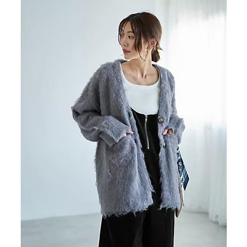 【スタイルデリ/STYLE DELI】の【LUXE】毛起こしブークレポケットカーディガン インテリア・キッズ・メンズ・レディースファッション・服の通販 founy(ファウニー) https://founy.com/ ファッション Fashion レディースファッション Fashion for Women トップス・カットソー Cut & Sew Tops カーディガン・羽織り Layered Style Cardigans イエロー Yellow エアリー Airy Texture オレンジ Orange カーディガン Cardigan, Knitwear ジャケット Jacket, Outerwear ストレート Straight, Straight Cut スリット Slit, Slit Detail 長袖 Long Sleeve, Full Sleeve パターン Pattern, Design Print パープル Purple, Violet フロント Front, Front Design ポケット Pocket, Pocket Detail マーブル Marble, Marble Pattern ミックス Mix, Mixed Style ライダース Riders ラグジュアリー Luxury, Elegant ワイド Wide, Wide Fit おすすめ Recommended / Our Picks |ID: prp329100004961373 ipo3291000000037223155