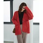 【スタイルデリ/STYLE DELI】の【LUXE】毛起こしブークレポケットカーディガン 人気、トレンドファッション・服の通販 founy(ファニー) ファッション Fashion レディースファッション Fashion for Women トップス・カットソー Cut & Sew Tops カーディガン・羽織り Layered Style Cardigans イエロー Yellow エアリー Airy Texture オレンジ Orange カーディガン Cardigan, Knitwear ジャケット Jacket, Outerwear ストレート Straight, Straight Cut スリット Slit, Slit Detail 長袖 Long Sleeve, Full Sleeve パターン Pattern, Design Print パープル Purple, Violet フロント Front, Front Design ポケット Pocket, Pocket Detail マーブル Marble, Marble Pattern ミックス Mix, Mixed Style ライダース Riders ラグジュアリー Luxury, Elegant ワイド Wide, Wide Fit おすすめ Recommended / Our Picks thumbnail レッド|ID: prp329100004961373 ipo3291000000037223157