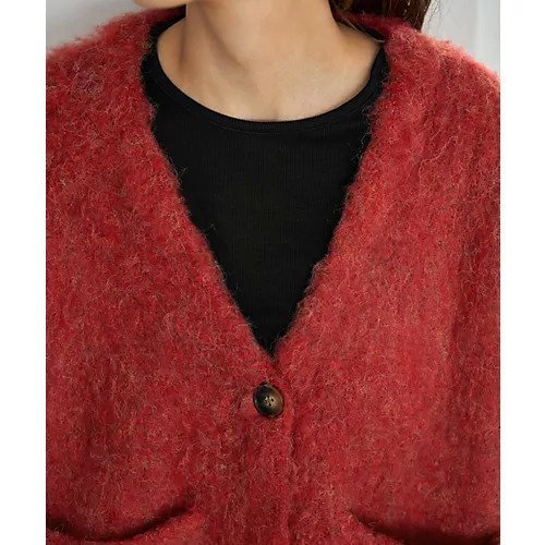 【スタイルデリ/STYLE DELI】の【LUXE】毛起こしブークレポケットカーディガン 人気、トレンドファッション・服の通販 founy(ファニー) 　ファッション　Fashion　レディースファッション　Fashion for Women　トップス・カットソー　Cut & Sew Tops　カーディガン・羽織り　Layered Style Cardigans　イエロー　Yellow　エアリー　Airy Texture　オレンジ　Orange　カーディガン　Cardigan, Knitwear　ジャケット　Jacket, Outerwear　ストレート　Straight, Straight Cut　スリット　Slit, Slit Detail　長袖　Long Sleeve, Full Sleeve　パターン　Pattern, Design Print　パープル　Purple, Violet　フロント　Front, Front Design　ポケット　Pocket, Pocket Detail　マーブル　Marble, Marble Pattern　ミックス　Mix, Mixed Style　ライダース　Riders　ラグジュアリー　Luxury, Elegant　ワイド　Wide, Wide Fit　おすすめ　Recommended / Our Picks　other-2|ID: prp329100004961373 ipo3291000000037223159