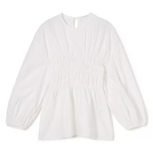 【セシリー バンセン/CECILIE BAHNSEN】のCAMRYN TOP COTTON インテリア・キッズ・メンズ・レディースファッション・服の通販 founy(ファウニー) https://founy.com/ ファッション Fashion レディースファッション Fashion for Women ギャザー Gathered, Ruffled フェミニン Feminine, Girly リボン Ribbon, Bow 洗える Machine Washable |ID: prp329100004961378 ipo3291000000037223179
