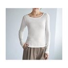 【スタイルデリ/STYLE DELI】の敏感肌対策 中に着る綿100デコルテ開きカットソー ホワイト|ID: prp329100004961392 ipo3291000000037223235