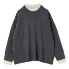 【アダワス/ADAWAS】のレイヤード風ニット 【HPS別注】CHARCOAL|ID: prp329100004961440 ipo3291000000037223474