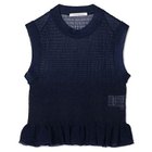【セシリー バンセン/CECILIE BAHNSEN】のCELIA VEST SHEER SUMMER KNIT NAVY|ID: prp329100004961453 ipo3291000000037223532
