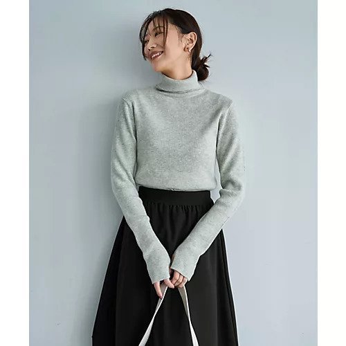 【スタイルデリ/STYLE DELI】の柔らかなカシミヤ混リブ編みタートルニット インテリア・キッズ・メンズ・レディースファッション・服の通販 founy(ファウニー) https://founy.com/ ファッション Fashion レディースファッション Fashion for Women トップス・カットソー Cut & Sew Tops ニット Knit Tops & Sweaters シンプル Simple, Minimal ストレート Straight, Straight Cut スリット Slit, Slit Detail タートル Turtleneck, Turtle Collar タートルネック Turtleneck, High Neck 長袖 Long Sleeve, Full Sleeve フィット Fit, Slim Fit ベーシック Basic, Essential メランジ Melange, Mixed Yarn エレガント 上品 Elegant |ID: prp329100004961465 ipo3291000000037223612