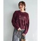 【スタイルデリ/STYLE DELI】の【LUXE】レタードしっとりシャギーニット バーガンディ|ID: prp329100004961466 ipo3291000000037223627