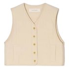 【プレインピープル/PLAIN PEOPLE】のコットンキルティングべスト オフホワイト|ID: prp329100004961473 ipo3291000000037223678